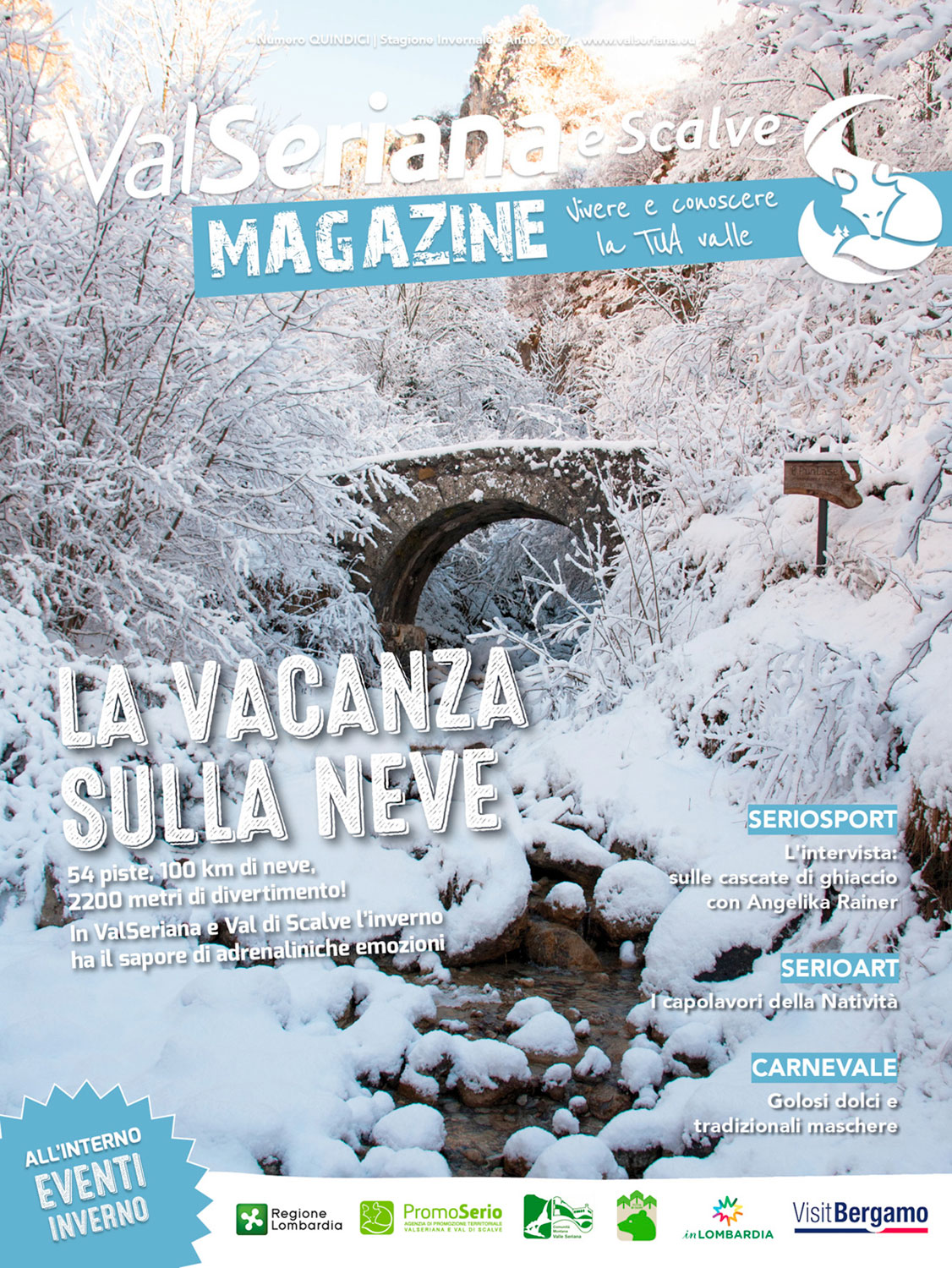 copertina Valseriana e Scalve Magazine n° 15